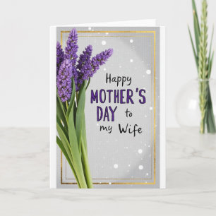 Lovely Wife Mothers Day Card