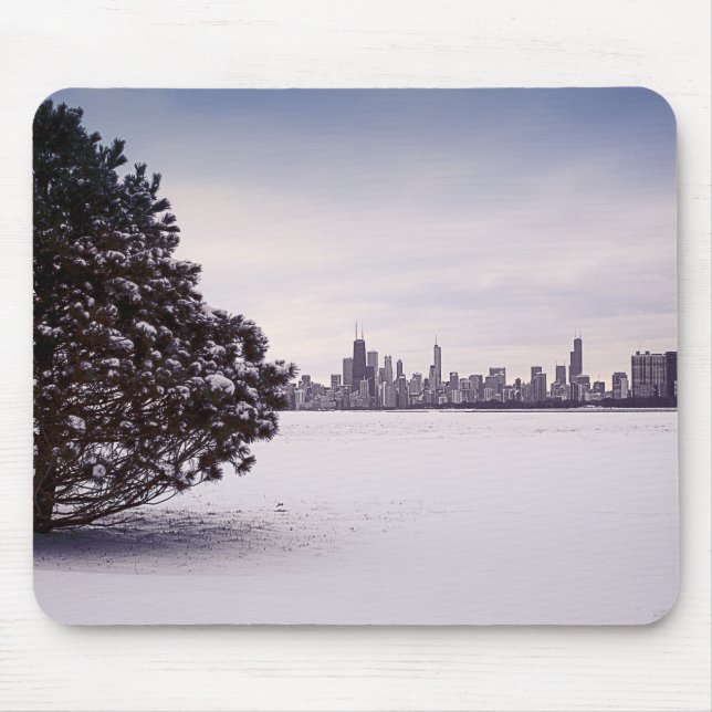 lovely winter Chicago - mousepads (Front)