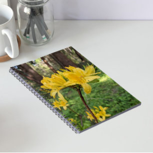 Lovely Yellow Azalea Floral Notebook