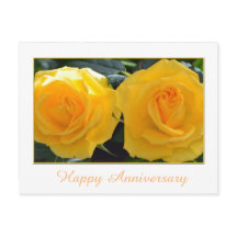 Lovely yellow rose flowers happy anniversary