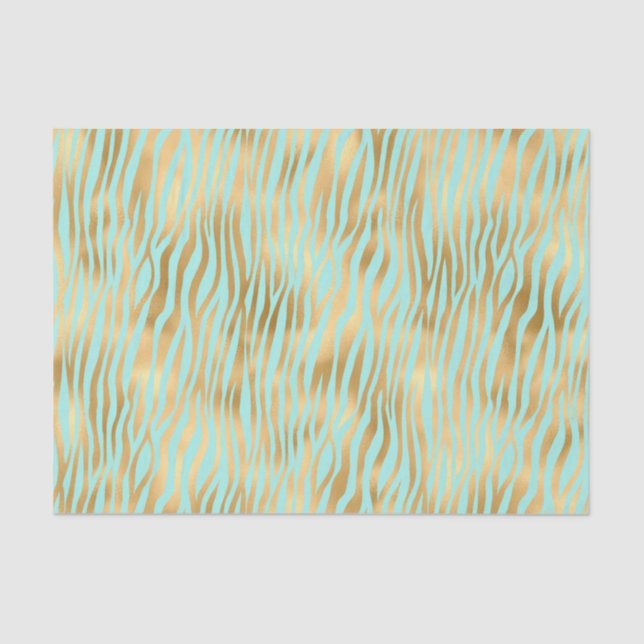 Lovely Zebra Stripes Tissue Paper (Front)
