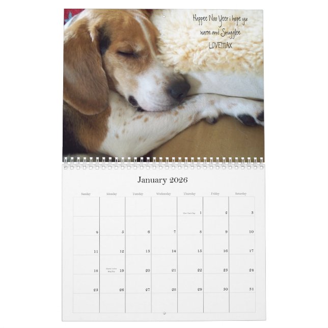 LOVEMAX 2013 CALENDAR (Jan 2026)