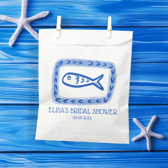 LoveNotes from Sea Cute Fish CUSTOM Bridal Shower Favour Bags (LoveNotes from Sea Cute Fish CUSTOM Bridal Shower Favor Bag
)