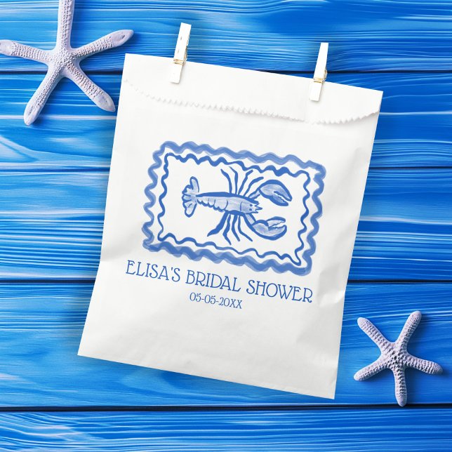 LoveNotes from Sea Lobster CUSTOM Bridal Shower Favour Bags (LoveNotes from Sea Lobster CUSTOM Bridal Shower Favor Bag
)