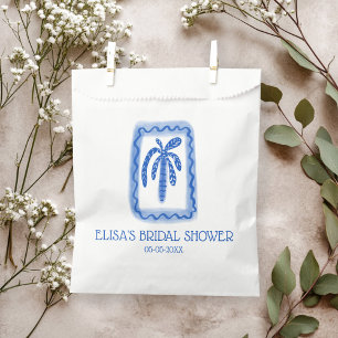 LoveNotes from Sea Palm Tree CUSTOM Bridal Shower Favour Bags
