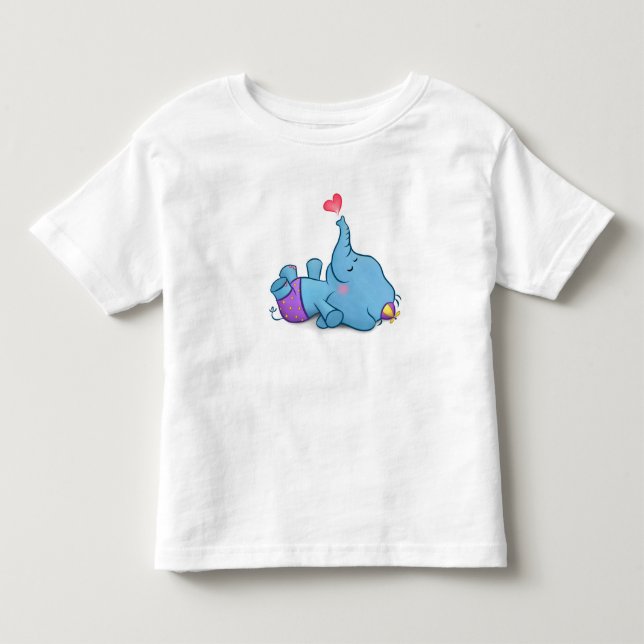 Lovephant Toddler T-Shirt (Front)