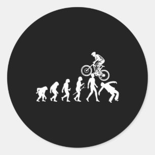 Lover Biking Mtb Shorts, Mtb Gloves Downhill Mount Classic Round Sticker