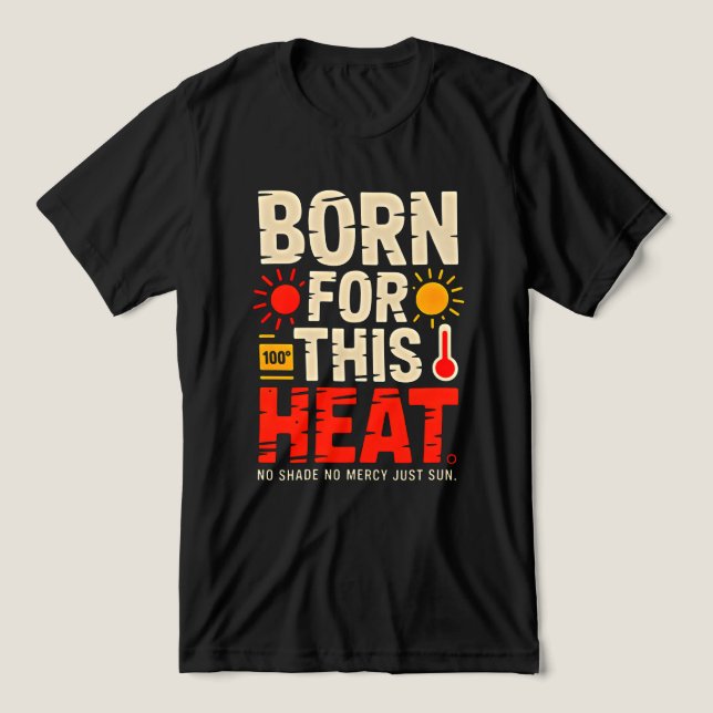 Lover Bold Heat Design for Sun Seekers Tri-Blend Shirt (Design Front)