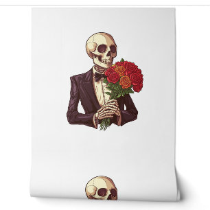Lover Bones – Funny Romantic Skeleton Wallpaper