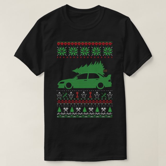 Lover Gift Lancer Evo Evolution 7 8 9 Viii Vii Chr T-Shirt (Design Front)