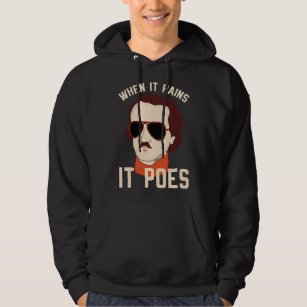 Lover Gift Poet Edgar Critic Allan Poe Gift For Mo Hoodie