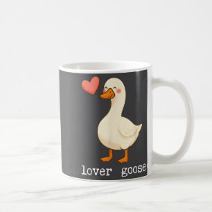 Lover Goose And Fighter Goose, Funny Couple Goose Coffee Mug