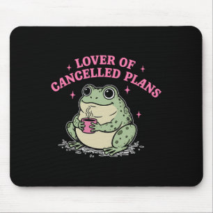 Lover Of Cancelled Plans Funny Introvert Mouse Mat