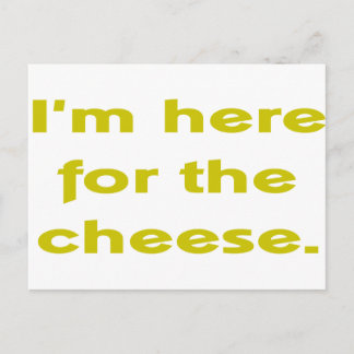 Lover of Cheese Postcard