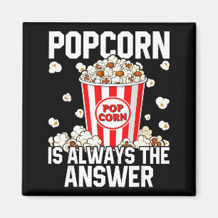 Lover Popcorn Pop Corn Costume Crew Magnet