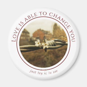 Lover statement magnet