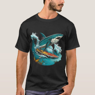 Lover Surfboard Ocean Graphic Novelty Boy Men Surf T-Shirt