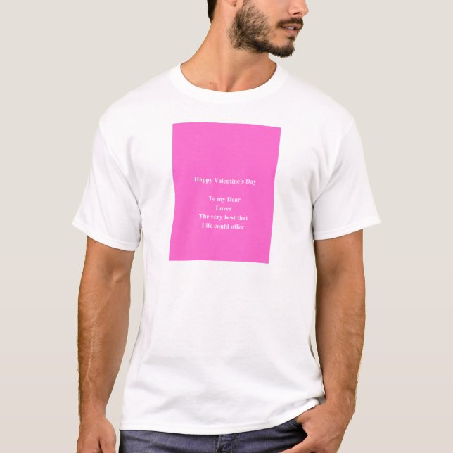 Lover Valentine's day T-Shirt (Front)