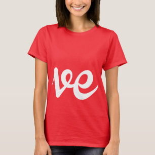 LOVER WRITING RIGHT - WHITE -.png T-Shirt