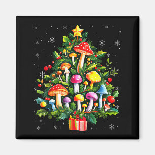 Lover Xmas Mushroom Christmas Tree Magnet
