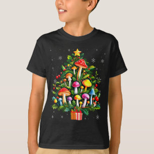 Lover Xmas Mushroom Christmas Tree  T-Shirt