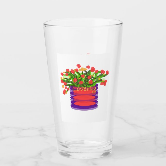 LOVERLY FLORAL GLASS (Front)