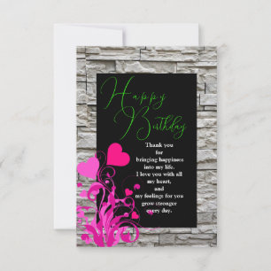 Lover's birthday card