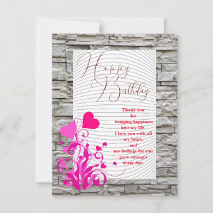 Lover's birthday card