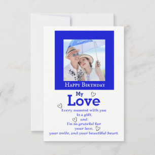 Lover's birthday card