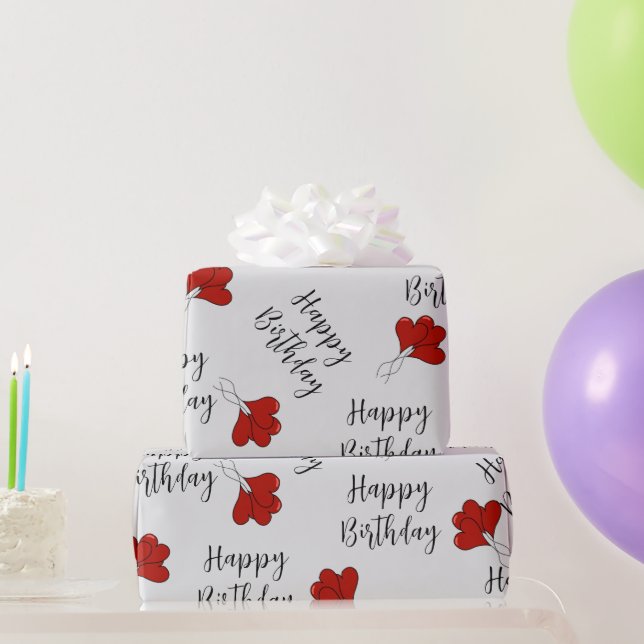 Lover's birthday  wrapping paper (Party Gifts)