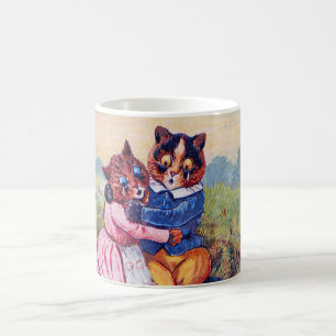 Lovers Cat (Strong Emotion), Louis Wain Coffee Mug