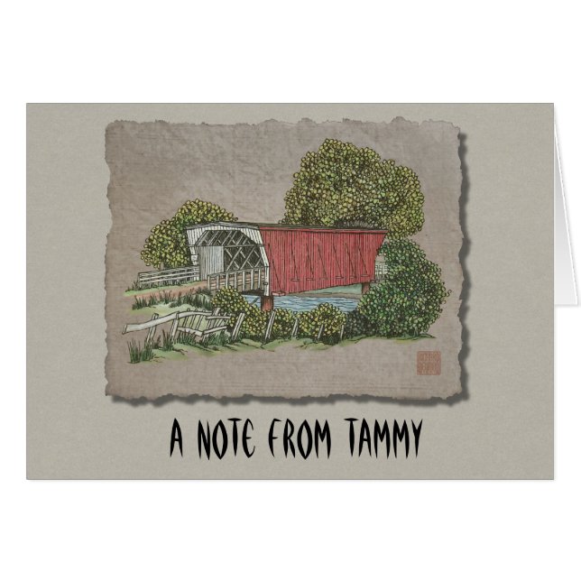 Lovers Covered Bridge (Front Horizontal)