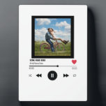 Lovers Custom Personalized Photo Our Song Plaque<br><div class="desc">Lovers Custom Personalized Photo Our Song</div>