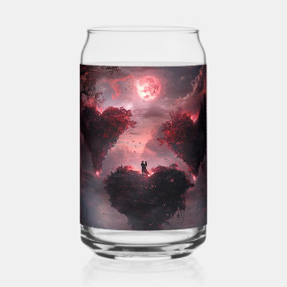 Lovers Entwined Can Glass