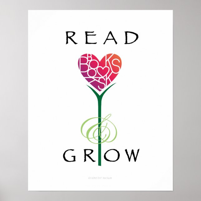 Lover's Heart® Read Books Poster (Front)
