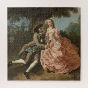 Lovers in a Landscape (Romantic Couple) Jigsaw Puzzle