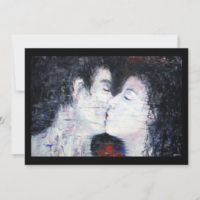 Lovers Kiss Invitation (Front)