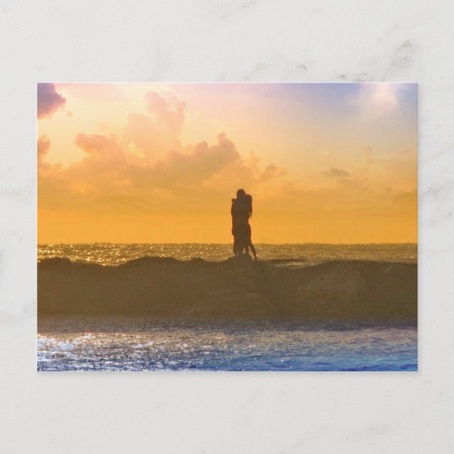 Lovers Kiss Postcard (Front)