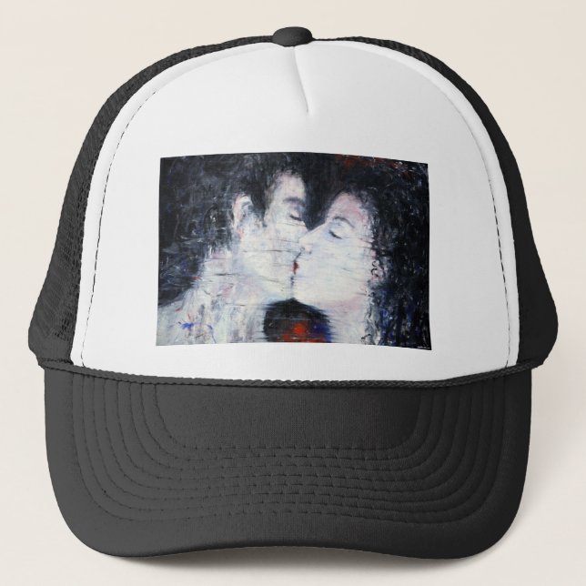 Lovers Kiss Trucker Hat (Front)