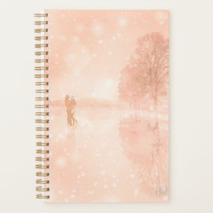 Lovers on a frozen pond planner