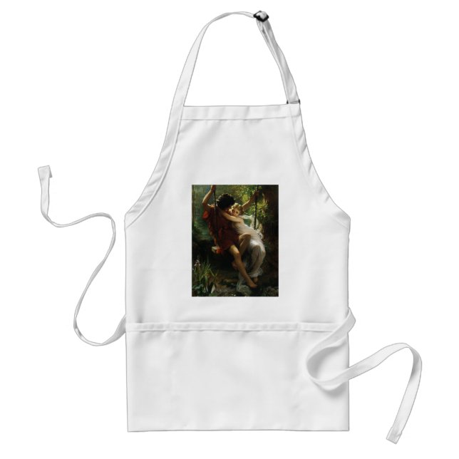 Lovers on a Swing. Spring by Pierre Auguste Cot Standard Apron (Front)