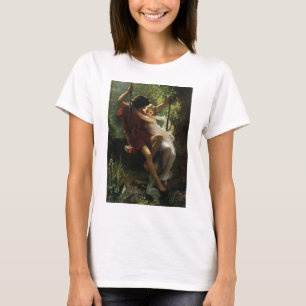 Lovers on a Swing. Spring by Pierre Auguste Cot T-Shirt