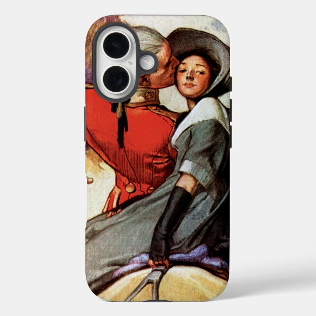 Lovers on Horseback Case-Mate iPhone Case (Back)