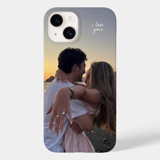 lovers Personalised iPhone Case (Back)