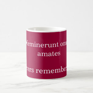 Lovers remember all coffee mug