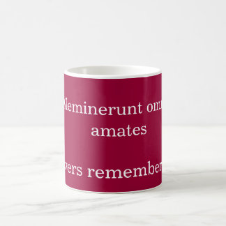 Lovers remember all coffee mug