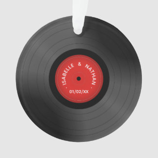 Lovers Romantic Vinyl Ornament
