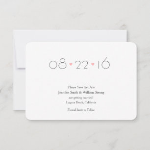 (Lover's} Save the Date Announcement