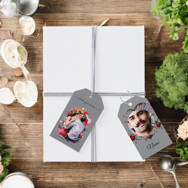lovers Soft Holiday Card Gift Tags (Creator Uploaded)