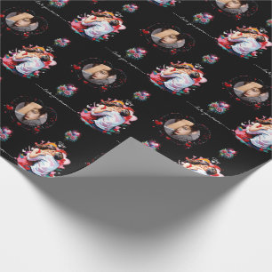 lovers Soft Holiday Card Wrapping Paper